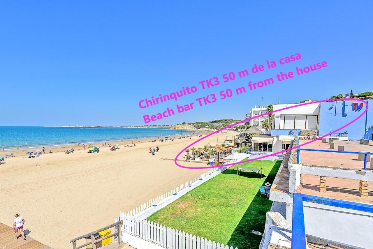 Ocean Sunset Beachfront House With Terraces El Puerto de Santa Maria Exterior foto