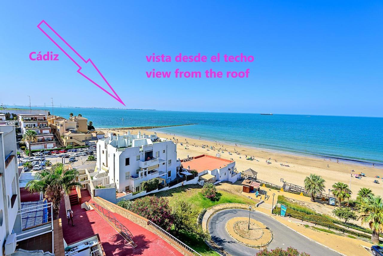 Ocean Sunset Beachfront House With Terraces El Puerto de Santa Maria Exterior foto